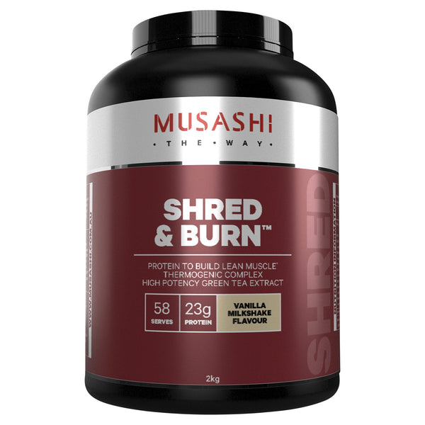 Musashi Shred & Burn Vanilla Milkshake 2 kg