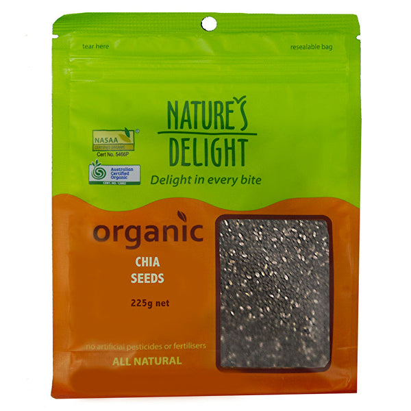 Natures Delight Nature's Delight Organic Chia Seeds 225g