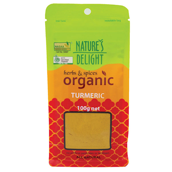 Natures Delight Nature's Delight Organic Turmeric Powder 100g