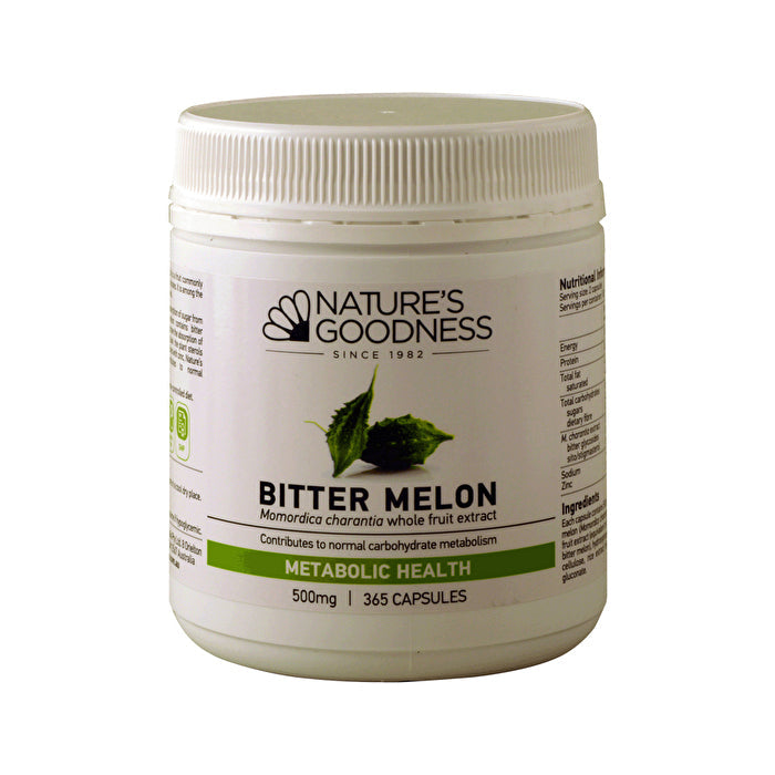 Nature's Goodness Bitter Melon Capsules 500mg 365c