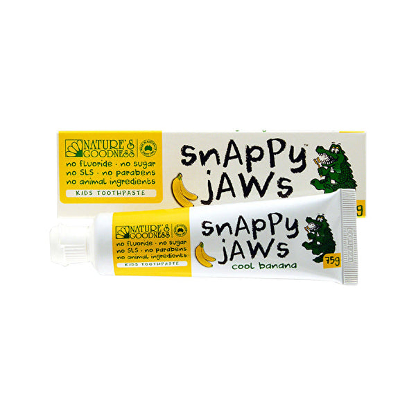 Nature's Goodness Snappy Jaws Toothpaste Cool Banana 75g