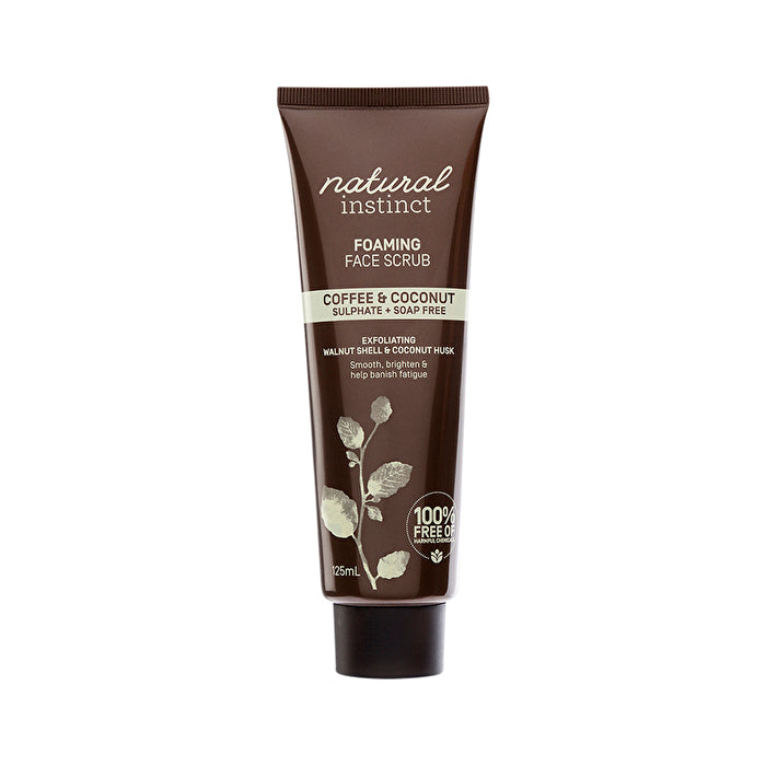 Natural Instinct Face Scrub Foaming (Coffee & Coconut) 125ml