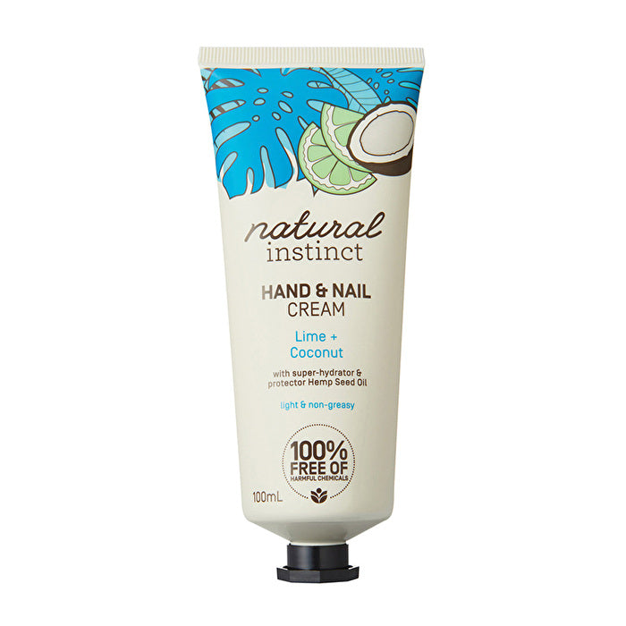 Natural Instinct Hand & Nail Cream Lime + Coconut 100ml