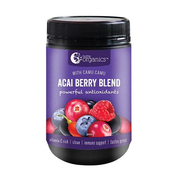 Nutra Organics Acai Berry Blend Powder 200g
