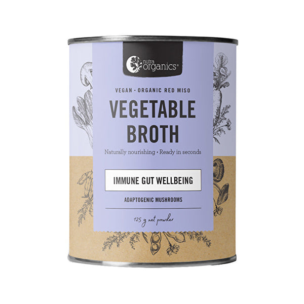 Nutra Organics Broth Vegetable Adaptogenic Mushrooms 125g