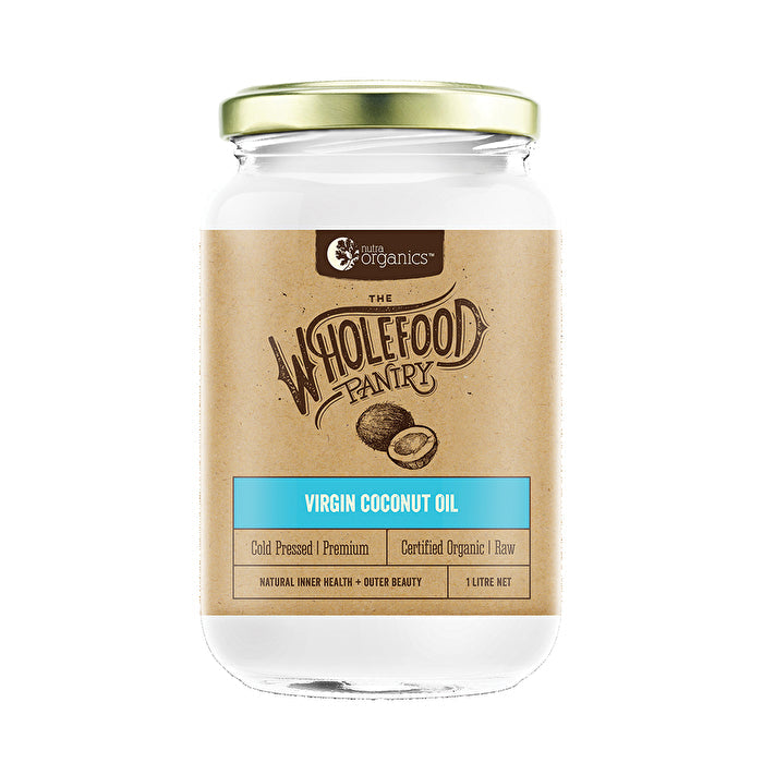 Nutra Organics Wholefood Pantry Organic Cold Pressed Virgin Coconut Oil 1000ml
