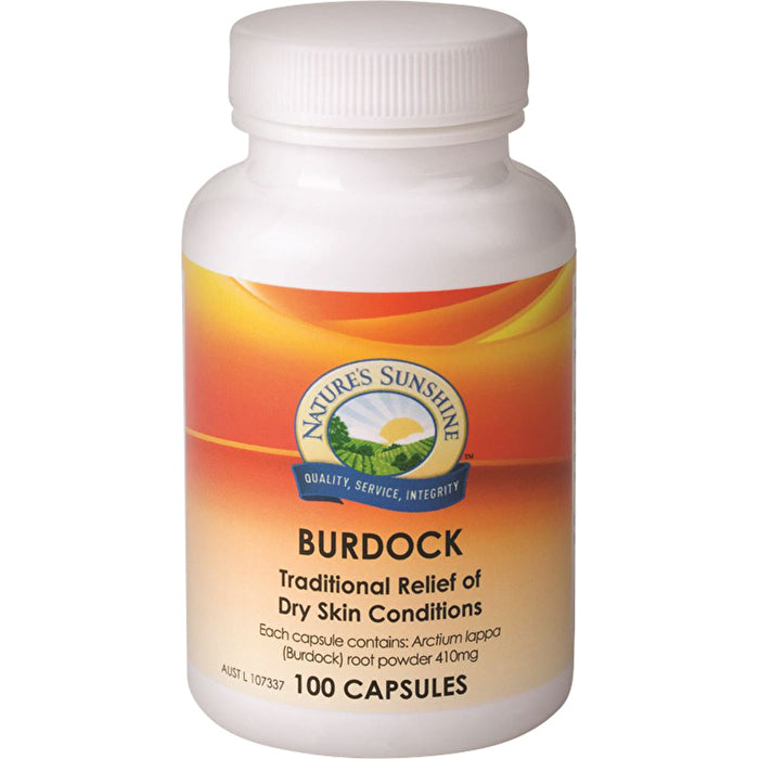 Nature's Sunshine Burdock 410mg 100c