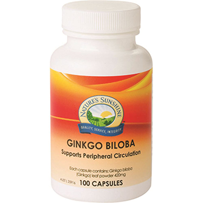 Nature's Sunshine Ginkgo Biloba 420mg 100c