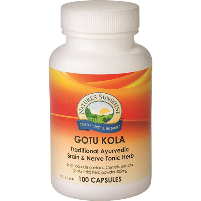 Nature's Sunshine Gotu Kola 395mg 100c