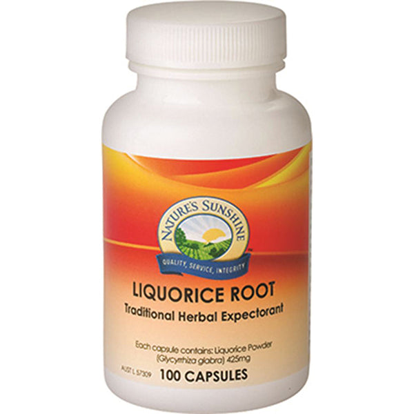 Nature's Sunshine Liquorice Root 425mg 100c