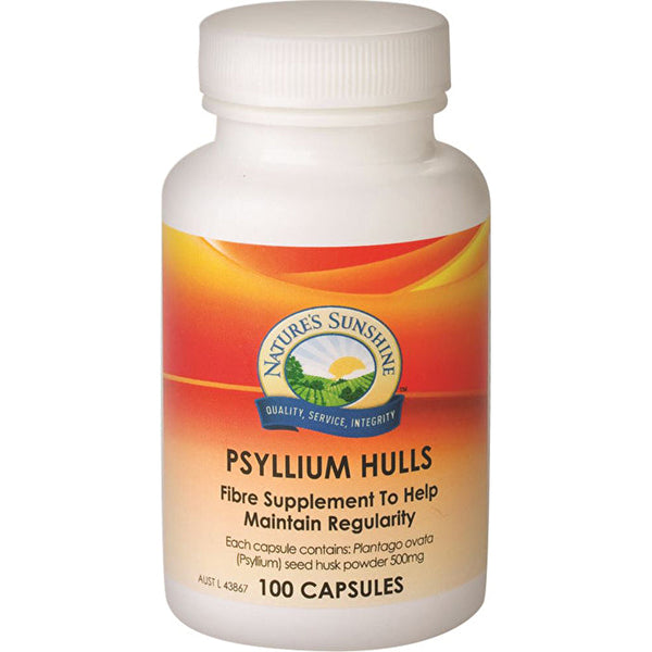 Nature's Sunshine Psyllium Hulls 500mg 100c