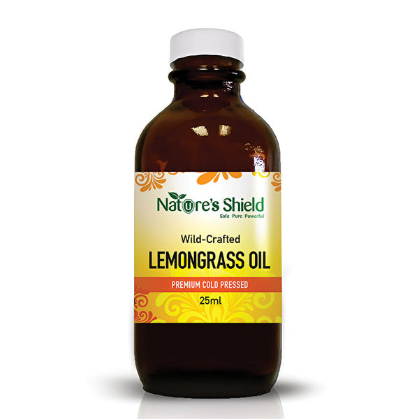 Nature's Shield Wild-Crafted Lemongrass Oil 25ml