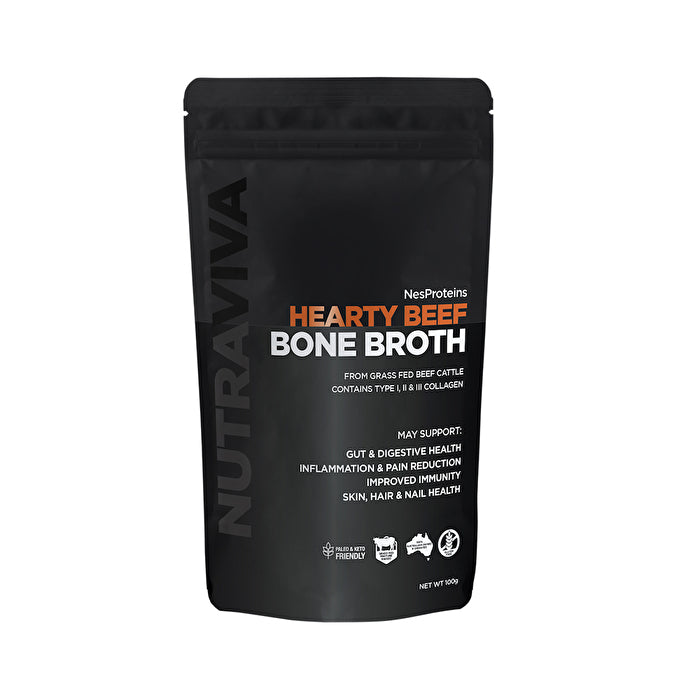 Nutraviva (nes Proteins) NutraViva NesProteins Bone Broth Hearty Beef 100g