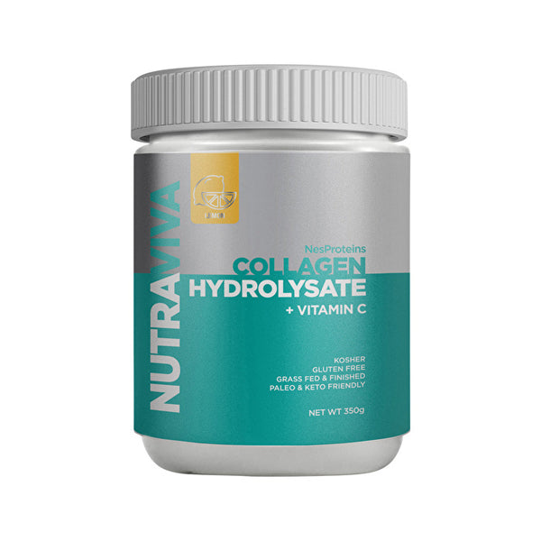 Nutraviva (nes Proteins) NutraViva NesProteins Collagen Hydrolysate + Vitamin C Lemon 350g