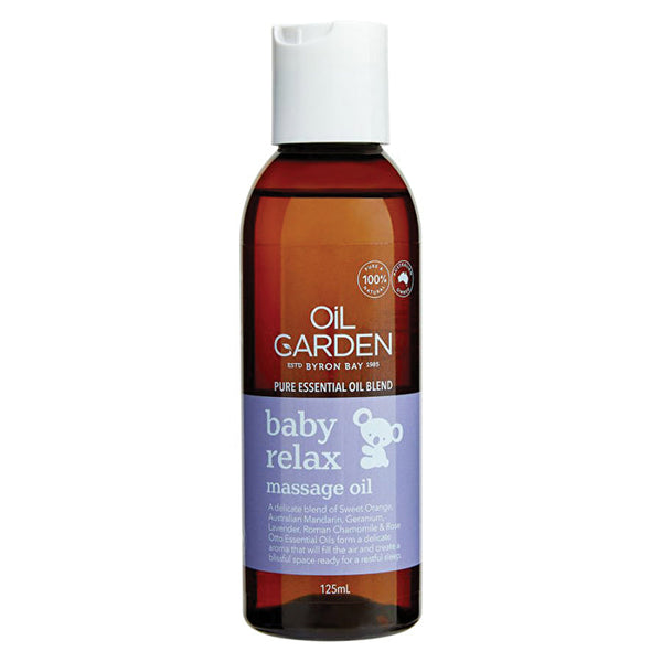 Oil Garden Baby Massage Oil Pure Essential Oil Blend Baby Relax 125ml