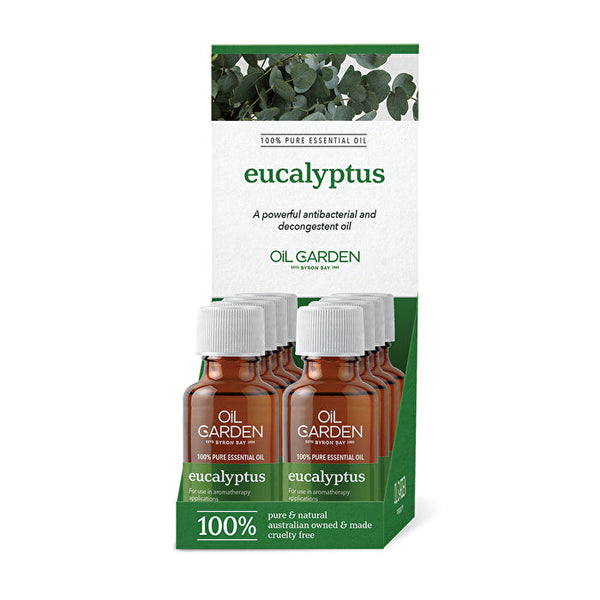 Oil Garden Essential Oil Eucalyptus 25ml x 8 Display