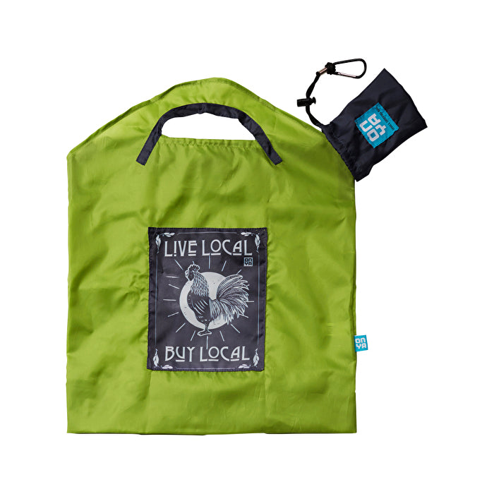 Onya Reusable Shopping Bag Apple Live Local (Small)