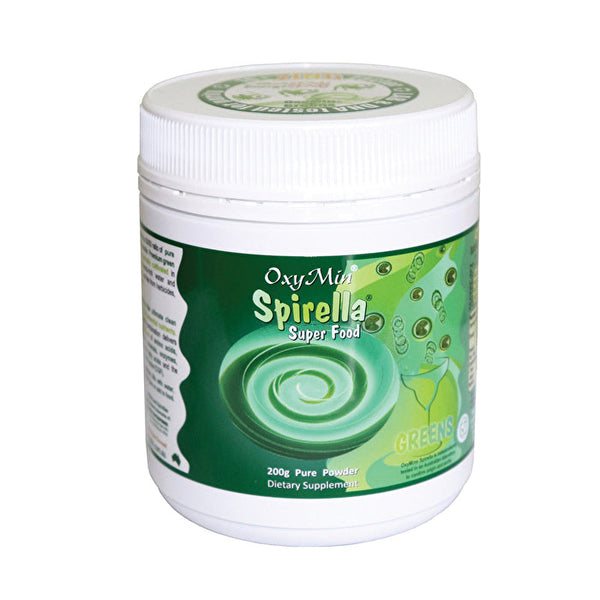 OxyMin Spirella Super Food (50/50 Spirulina Chlorella Blend) Powder 200g