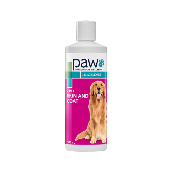 Paw By Blackmores PAW By Blackmores 2In1 Skin and Coat (Conditioning Shampoo) 500ml