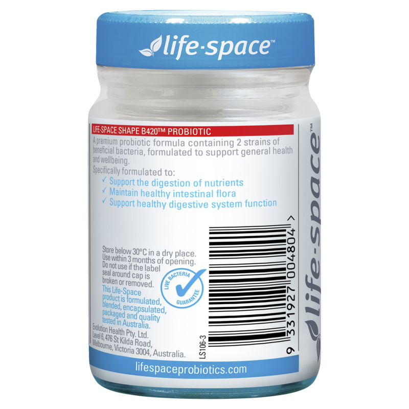 Life-Space Shape B420 Probiotic 60 Hard Capsules