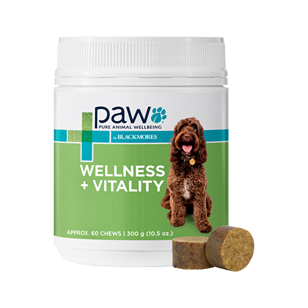 Paw By Blackmores PAW By Blackmores Wellness + Vitality (For Dogs approx 60 chews) 300g