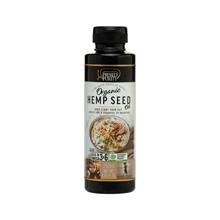 Pressed Purity Organic Hempseed Oil 250ml