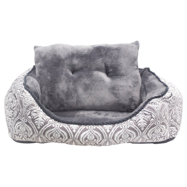 Pet Maison French Country Cuddler Pet Bed by Pet Maison for Unisex - 24 x 36 x 12 Inch Pet Bed