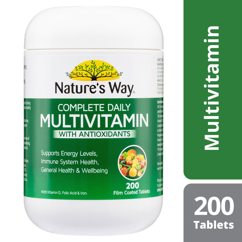 Nature's Way Complete Daily Multivitamin 200 Tablets