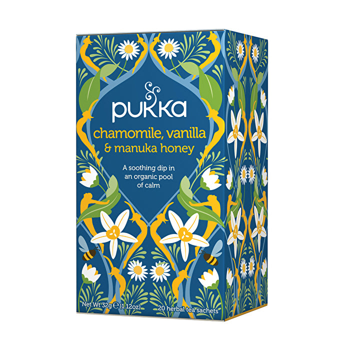 Pukka Organic Chamomile Vanilla & Manuka Honey x 20 Tea Bags