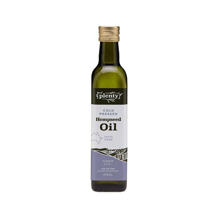 Plenty Cold Pressed Hempseed Oil 375ml