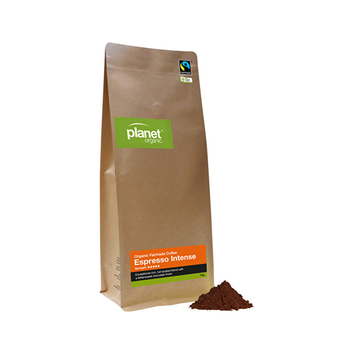 Planet Organic Organic Coffee Espresso Intense Espresso Ground 1kg