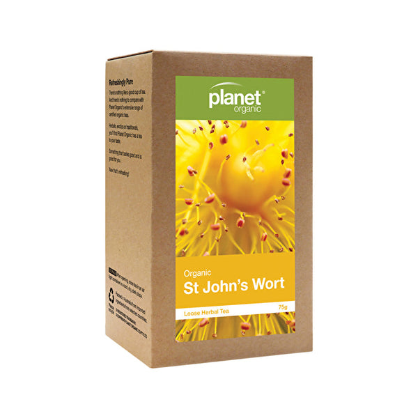 Planet Organic Organic St John's Wort Loose Leaf Tea 75g