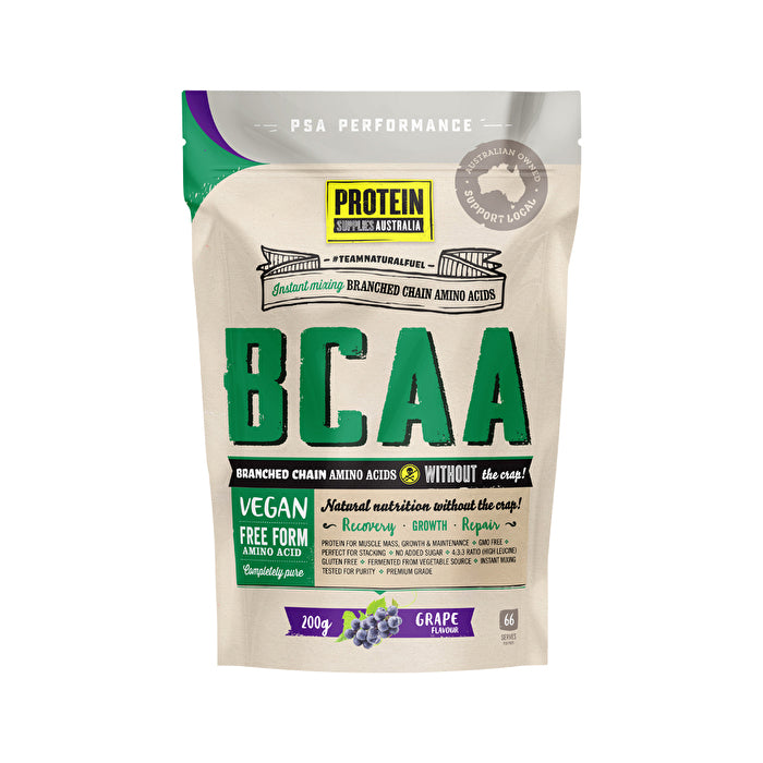 Protein Supplies Australia Branched Chain Amino Acids Grape 200g