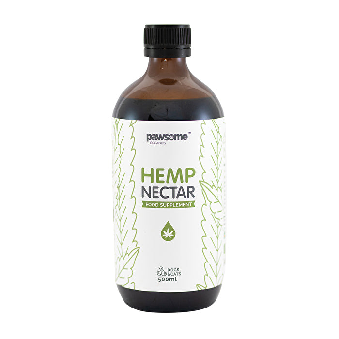 Pawsome Organics Pet Hemp Nectar (for dogs & cats) 500ml