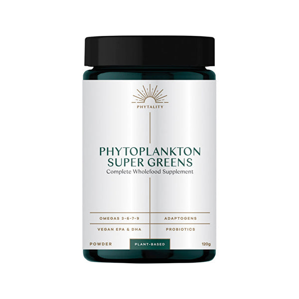 Phytality Nutrition Phytality Phytoplankton Super Greens (Complete Wholefood Supplement) Powder 120g