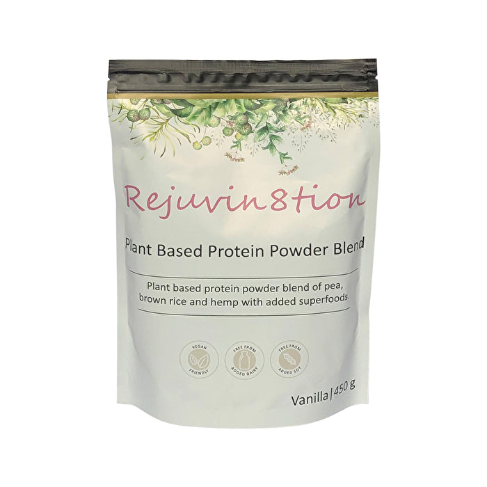 Rejuvin8tion Plant Based Protein Powder Blend Vanilla 450g