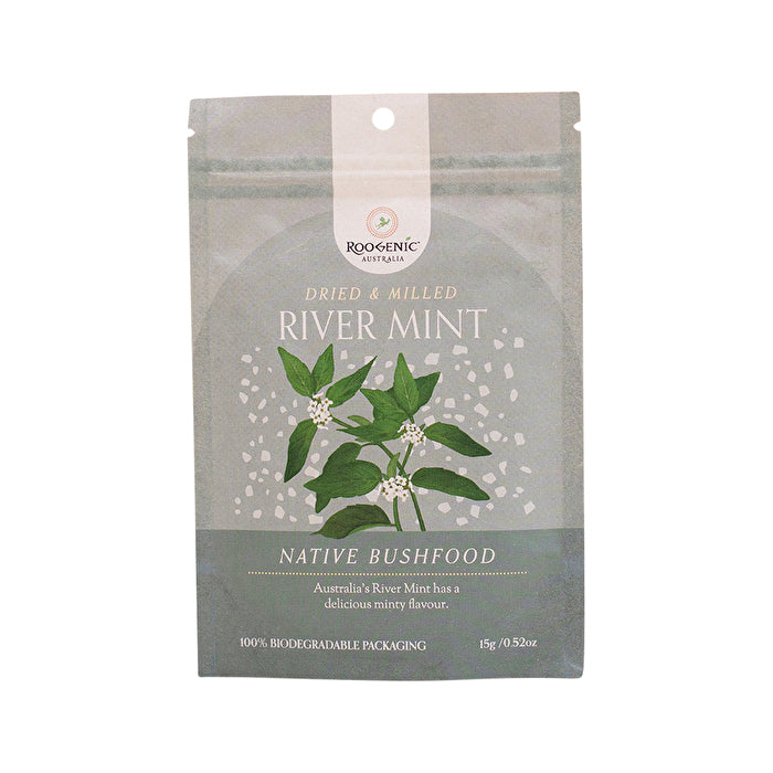 Roogenic Australia Native Bushfood Dried & Milled River Mint 15g