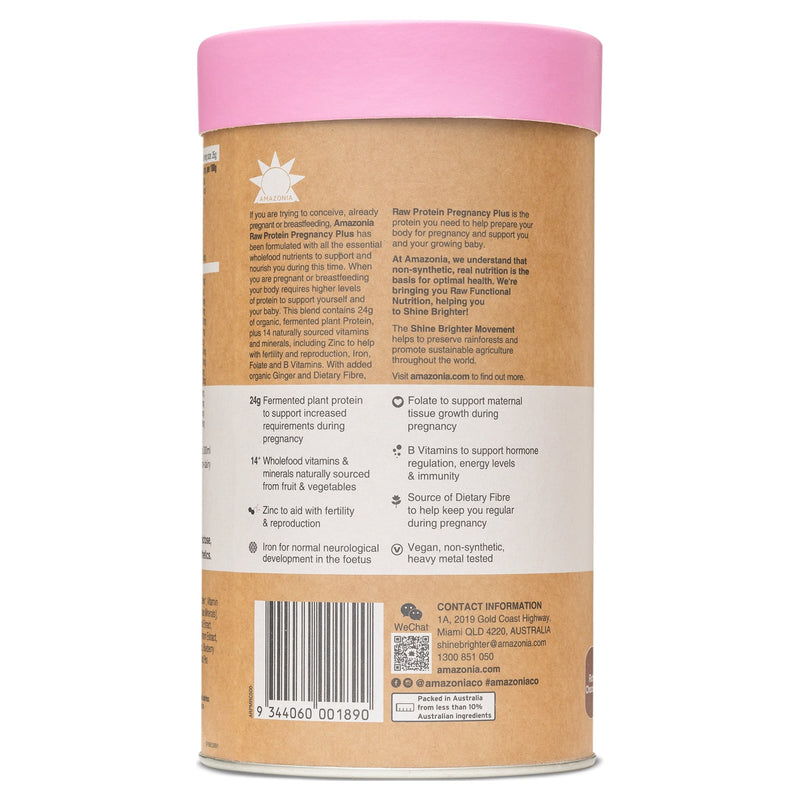 Amazonia Protein Pregnancy Plus Smooth Vanilla 500g