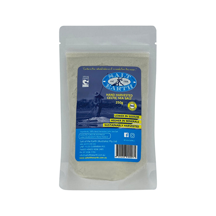 Salt of the Earth Salt Of The Earth Hand Harvested Celtic Sea Salt Fine 250g