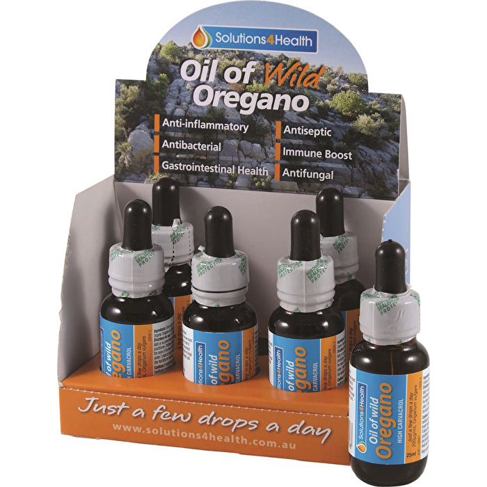 Solutions 4 Health Oil of Wild Oregano 25ml x 6 Display