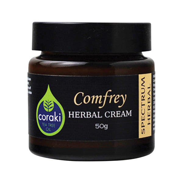 Spectrum Herbal Herbal Cream Comfrey with Coraki Tea Tree Oil 50g