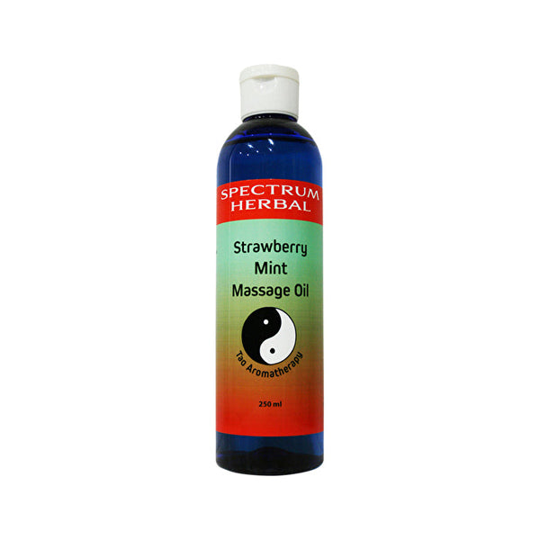 Spectrum Herbal Tao Aromatherapy Massage Oil Strawberry Mint 250ml