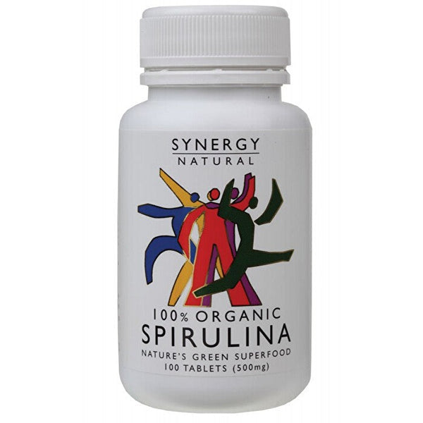 Synergy Natural Organic Spirulina 500mg 100t