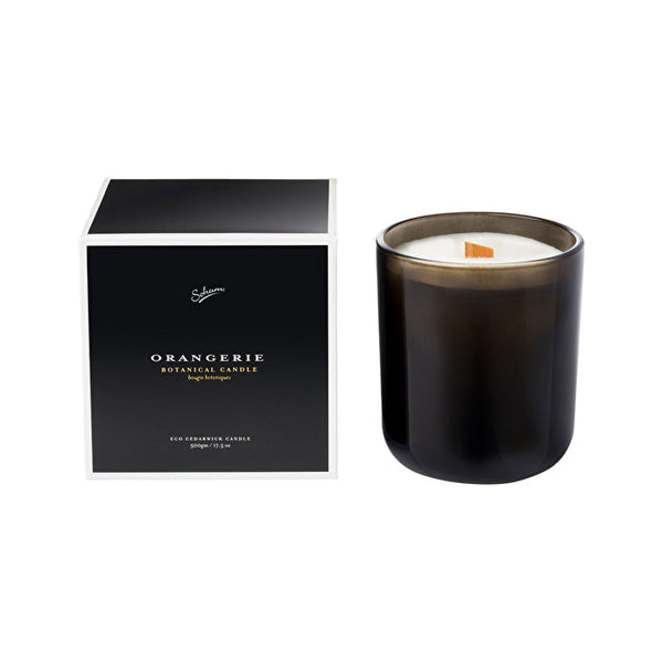 Sohum Grandiflora Botanical Candle Eco Cedarwick Candle Orangerie 500g