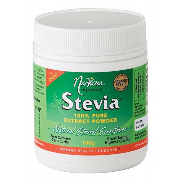 Nirvana Stevia 100% Pure Extract Powder 100g