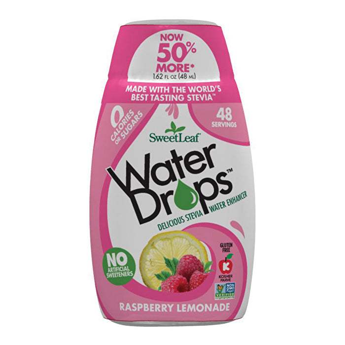 Sweet Leaf Stevia Water Drops Raspberry Lemonade 48ml