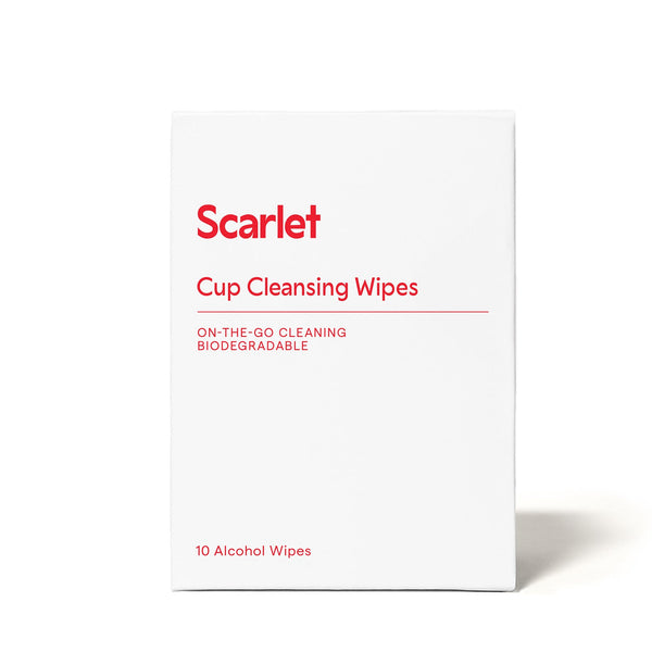 Scarlet On-The-Go Cup Cleansing Wipes