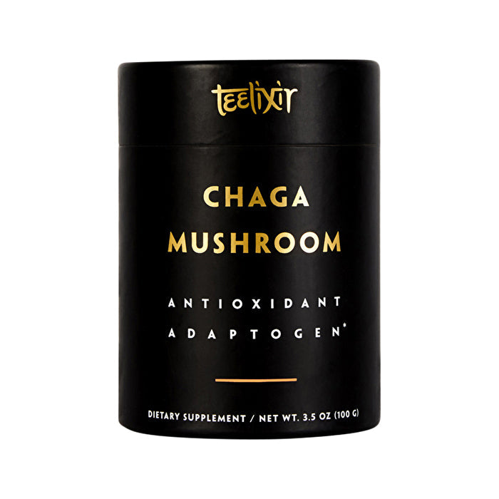 Teelixir Organic Chaga Mushroom (Antioxidant Adaptogen) 100g