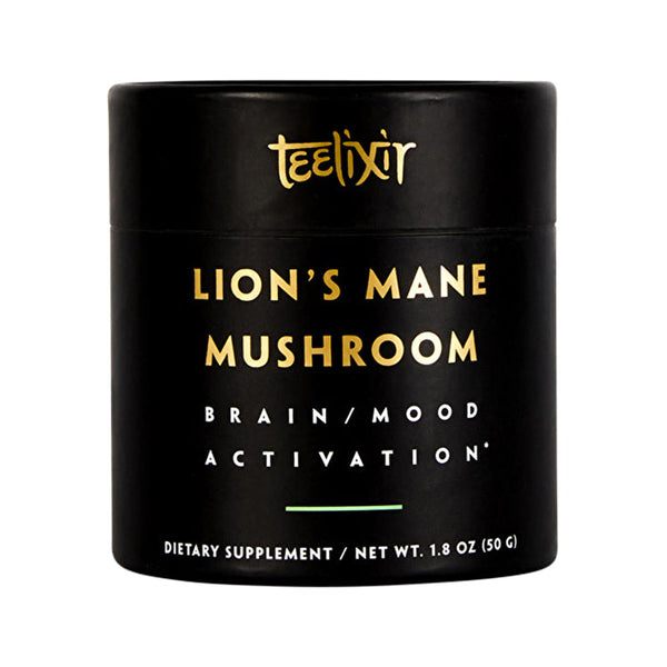 Teelixir Organic Lion's Mane Mushroom (Brain/Mood Activation) 50g