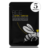 Timeless Truth TT Bee Venom Miracle Facial Sheet Mask (Value Pack of 5 Masks)